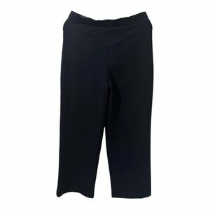 Quince Ultra stretch Ponte wide leg pants in navy